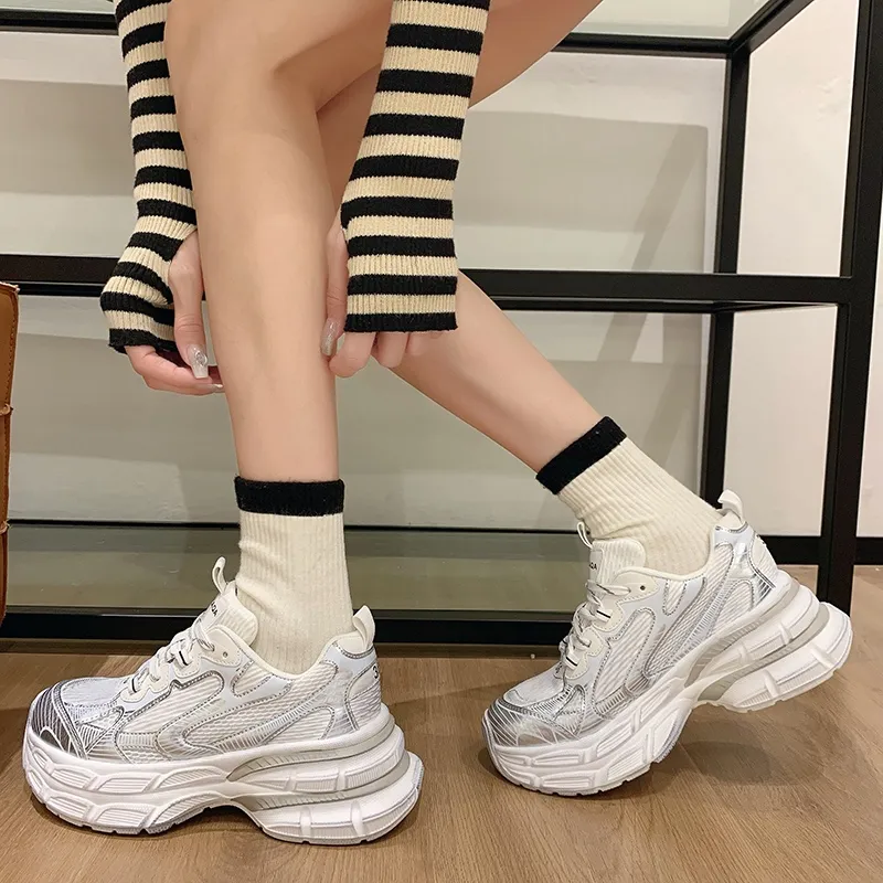 O.L Low Top Chunky Sneakers Women's-2