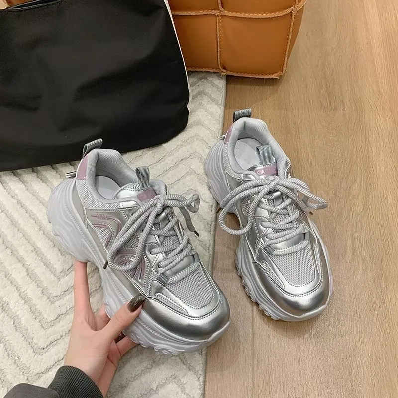 O.L Low-Top Chunky Sneakers Women's-5