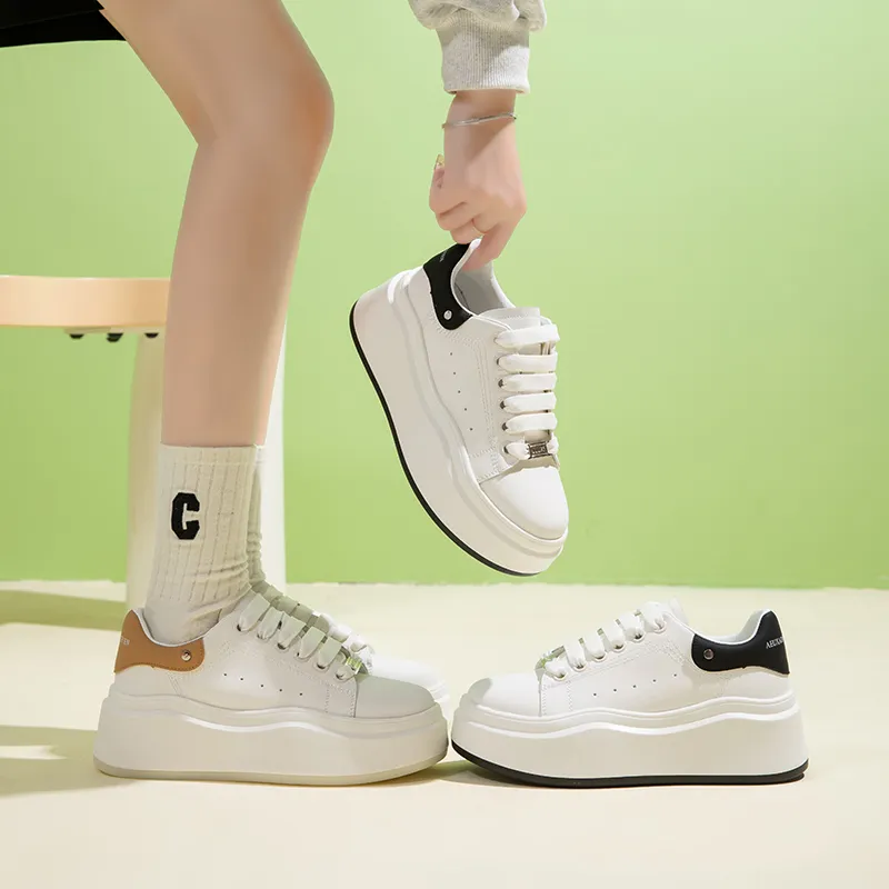 O.L Anti-Slip Wear-Resistant Lightweight Breathable Low-Top Skateboard Shoes Women's-11