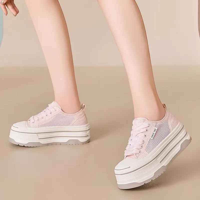 O.L Slip Resistant, Abrasion Resistant, Breathable Low Top Skateboard Shoes Women's-7