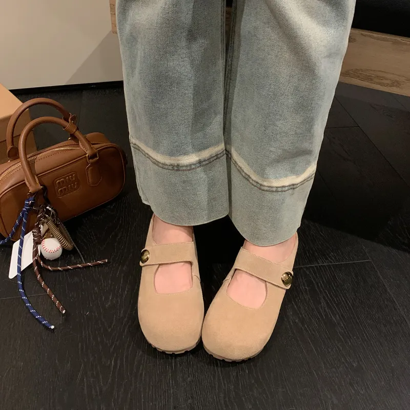 UNCLEWEN Rubber Sole Abrasion Resistant Slip Resistant Closed Toe Slippers Women's-5