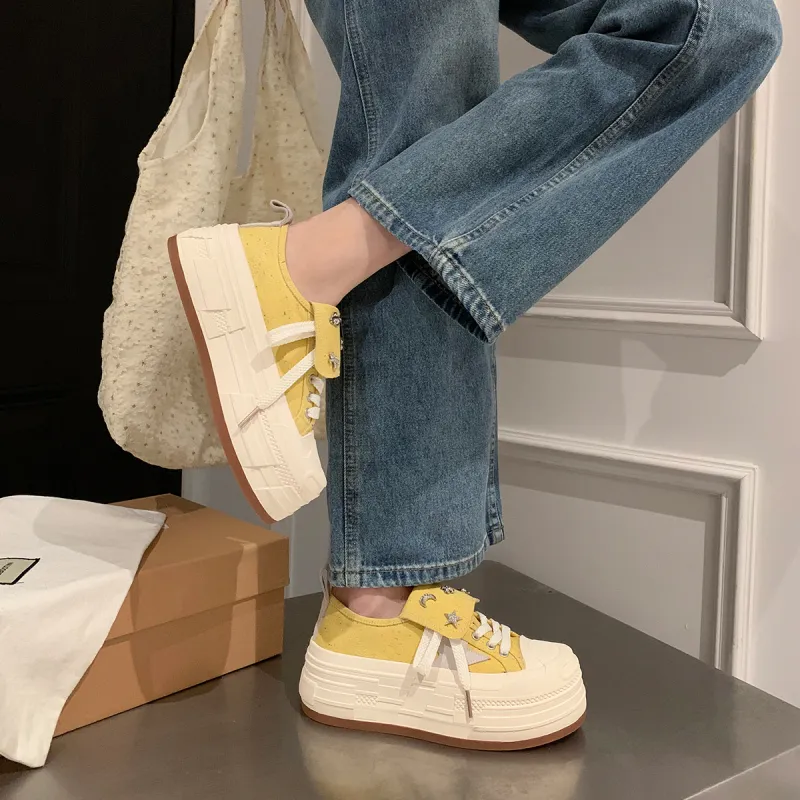 UNCLEWEN Low Top Skateboard Shoes Women's-22