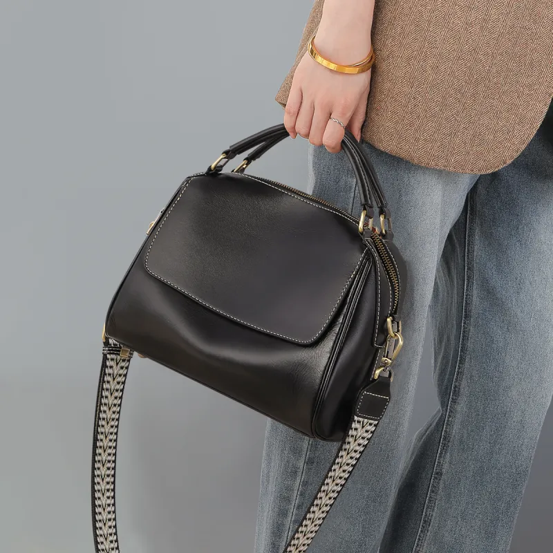 PT'SON Cow Leather Bonded Synthetic Leather Shoulder Bag Crossbody Bag Handbag Regular Women's Multicolor-16