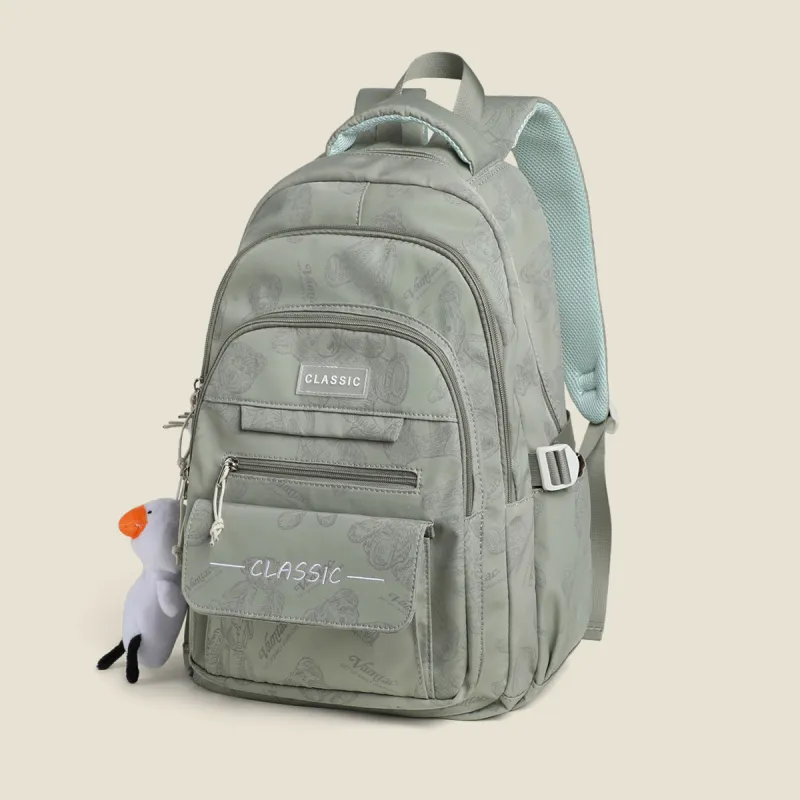 PT'SON Fabric Backpack Women's Multicolor-18