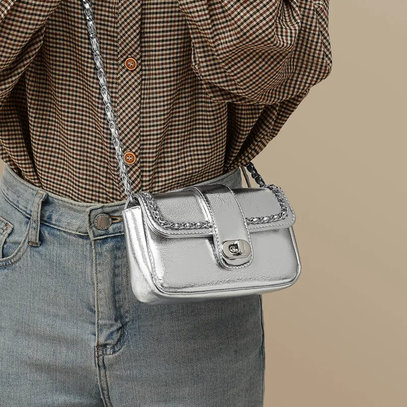 PT'SON Cow Leather Underarm Shoulder Bag, Crossbody Bag, Saddle Bag Regular Women's-5