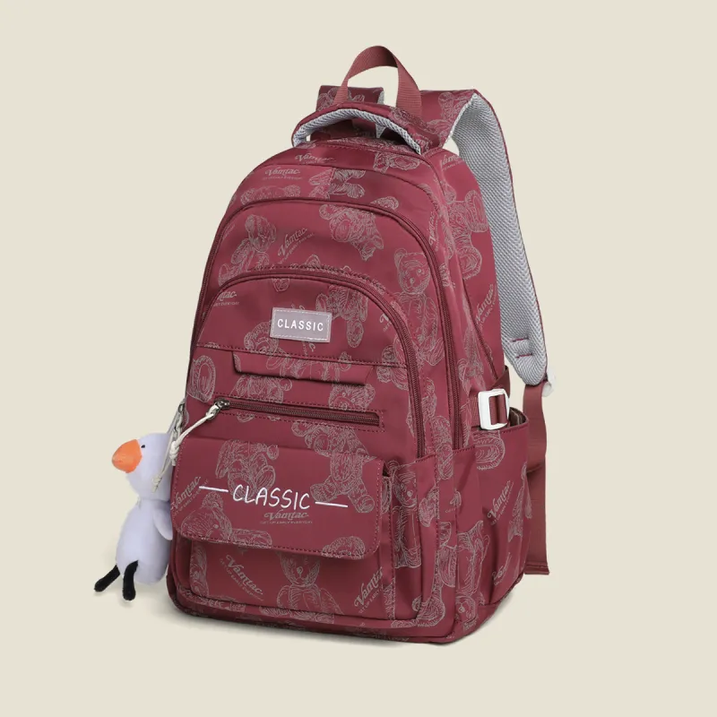 PT'SON Fabric Backpack Women's Multicolor-13