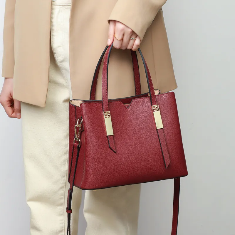 PT'SON Cow Leather Shoulder Bags Handbags Regular Women's Multicolor-2