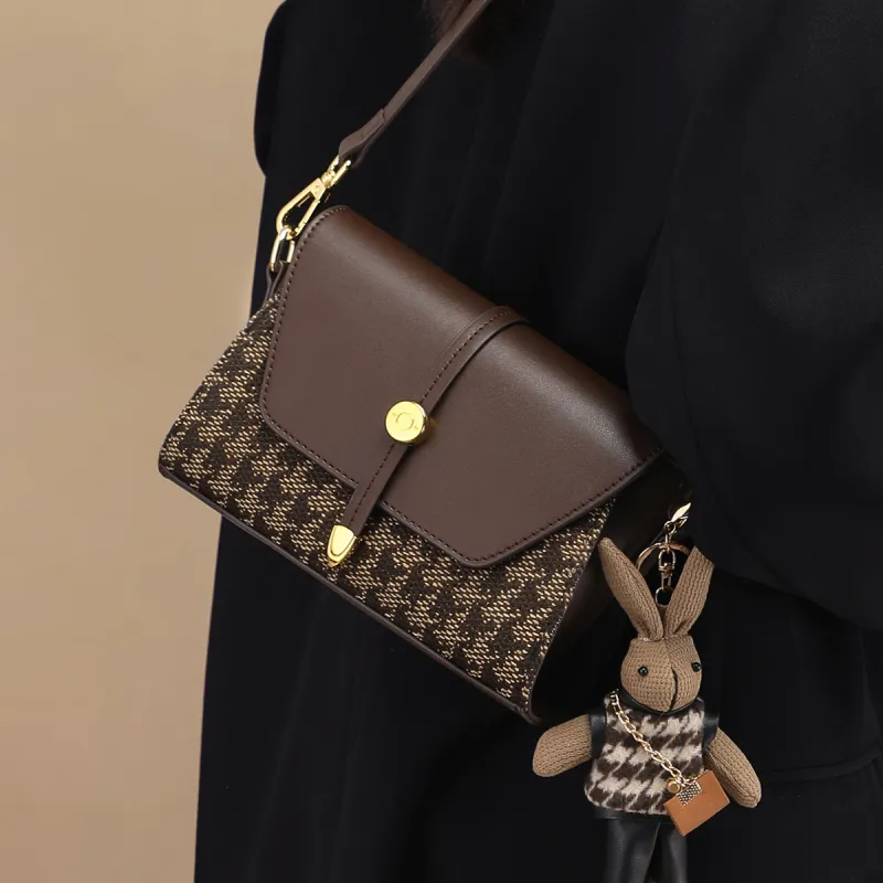 PT'SON Fabric, Synthetic Leather Small Square Bag Shoulder Bag Regular Women's-2