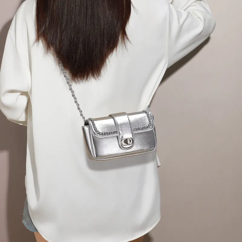 PT'SON Cow Leather Underarm Shoulder Bag, Crossbody Bag, Saddle Bag Regular Women's-2
