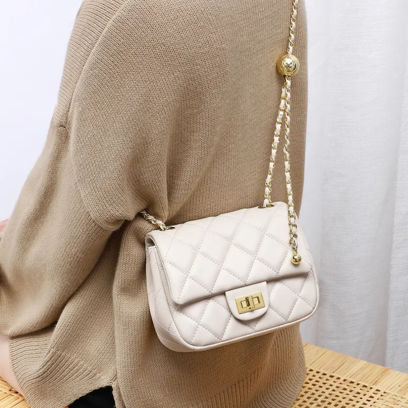 PT'SON Cow Leather Patchwork Synthetic Leather Shoulder Bag Crossbody Bag Regular Women's Black-8