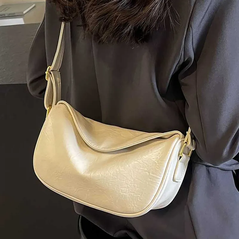 PT'SON Synthetic Leather Crossbody Bag Shoulder Bag Dumpling Bag Regular Women's Coffee/Khaki/Black-7