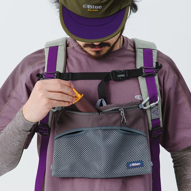 LANQI Polyester Multicolor Card & Crossbody Bag Regular Unisex Gray Blue Purple/Yellow Green Gray/Gray Purple Red-6