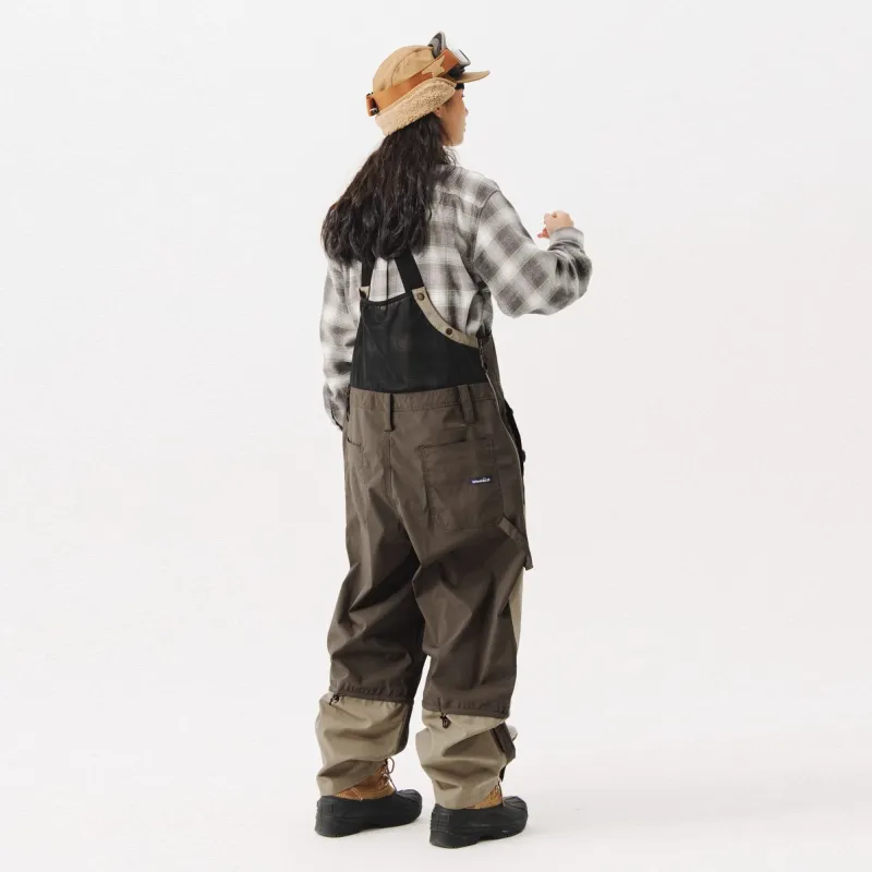 LANQI Overalls Unisex Khaki-3