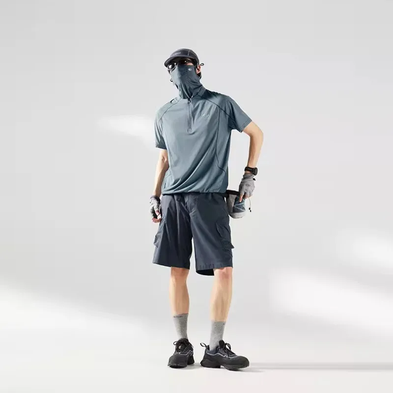 LANQI Cargo Shorts Unisex-9
