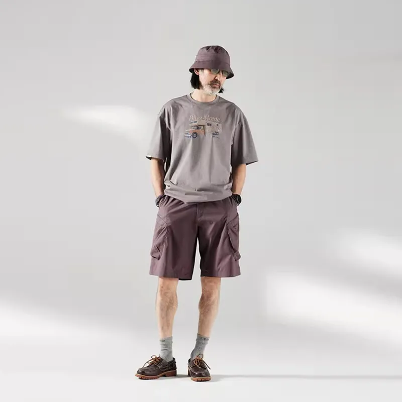 LANQI Cargo Shorts Unisex-13