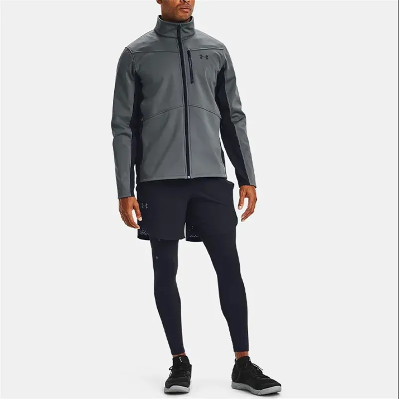 Under Armour ColdGear® Infrared Jackets Coats Unisex Gray Comes With Necklace-2