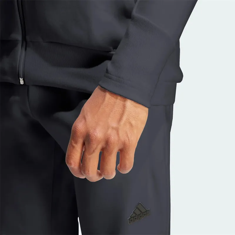 Adidas Adidas SS23 Z.N.E. Series Jackets Coats Unisex Black Comes With Necklace-4