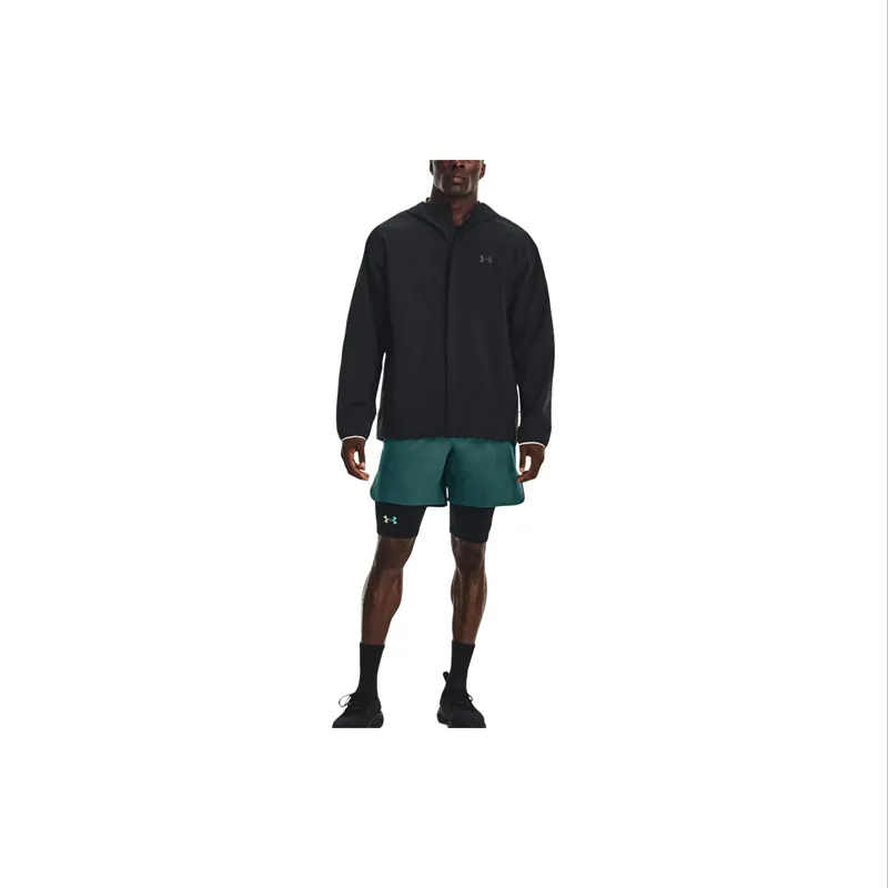 Under Armour Ua Stormproof Cloudstrike Jacket Unisex Black, Comes With Necklace-3