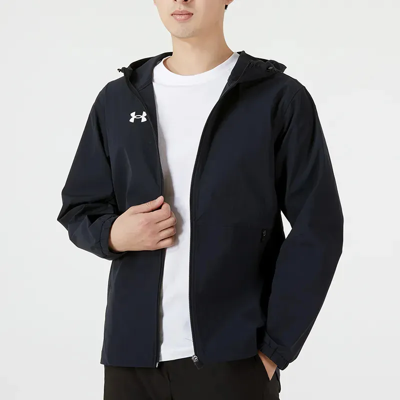 Under Armour Jackets & Coats Men's Black, Comes With Necklace-2