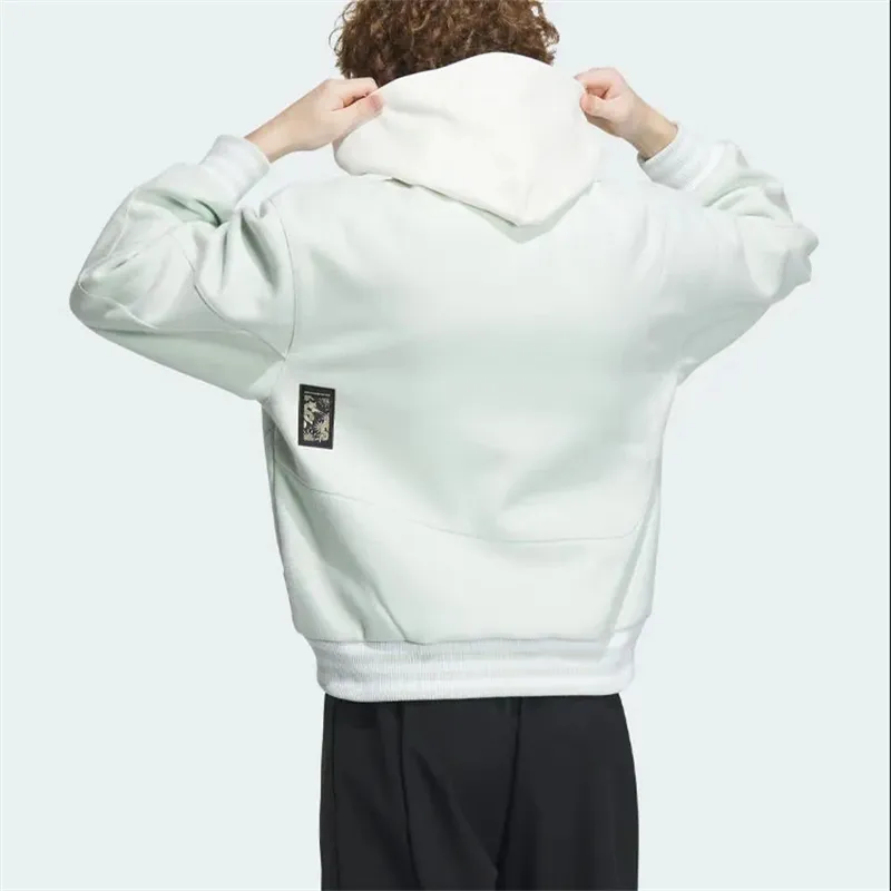 Adidas Year Of The Dragon CNY Series Jackets Coats Unisex Crystal Blue Includes Necklace-2