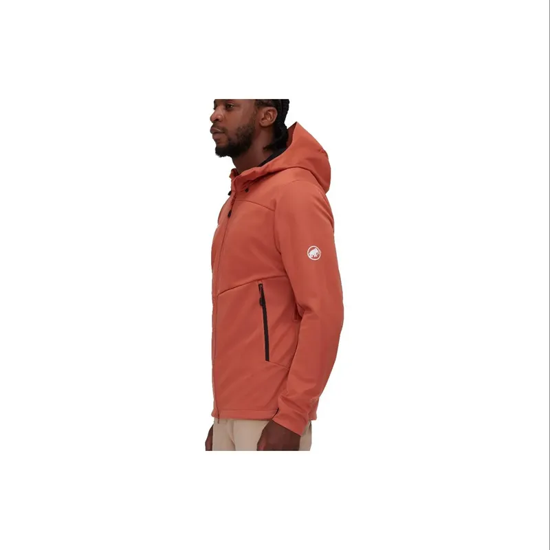 MAMMUT Ultimate VII Jacket Unisex Brick Red Comes With Necklace-3