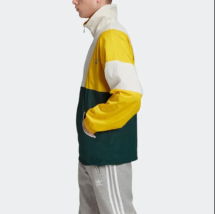 Adidas Originals TRACK TOP Jackets Unisex Yellow/White/Green