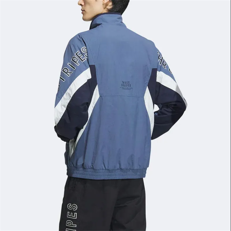 Adidas Jackets Coats Unisex Blue Comes With Necklace-4