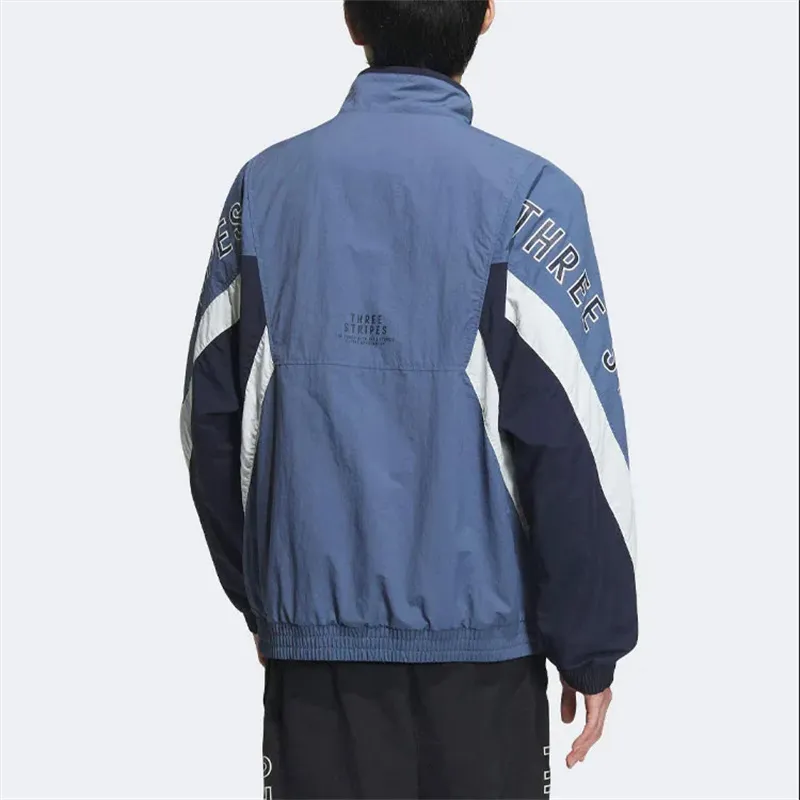Adidas Jackets Coats Unisex Blue Comes With Necklace-2