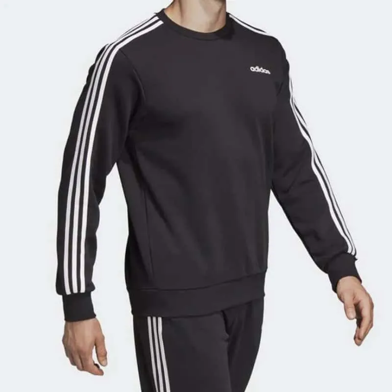 Adidas Originals Sweatshirt Unisex Black Comes With Necklace-4