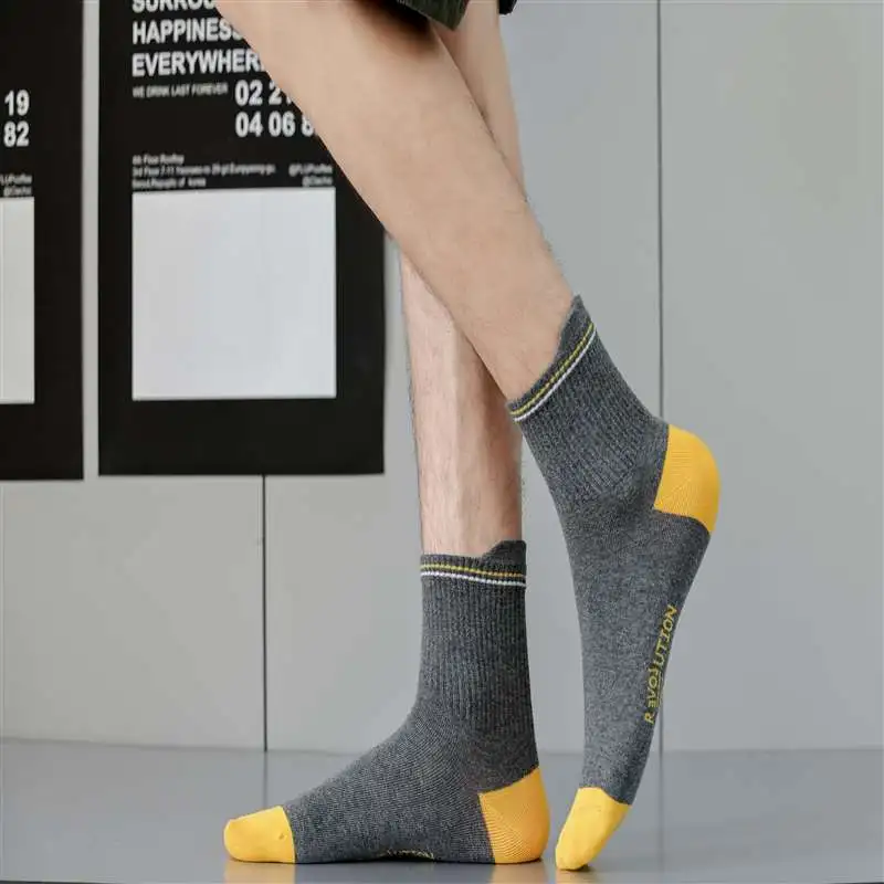 BONAS Mid-Calf Socks Men's Combo Set-9