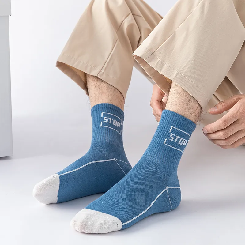 BONAS Mid-Calf Socks Men's Combo Set-5
