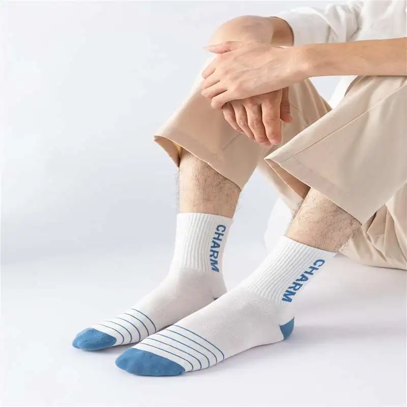 BONAS Mid-Calf Socks Men's Combo Set-13