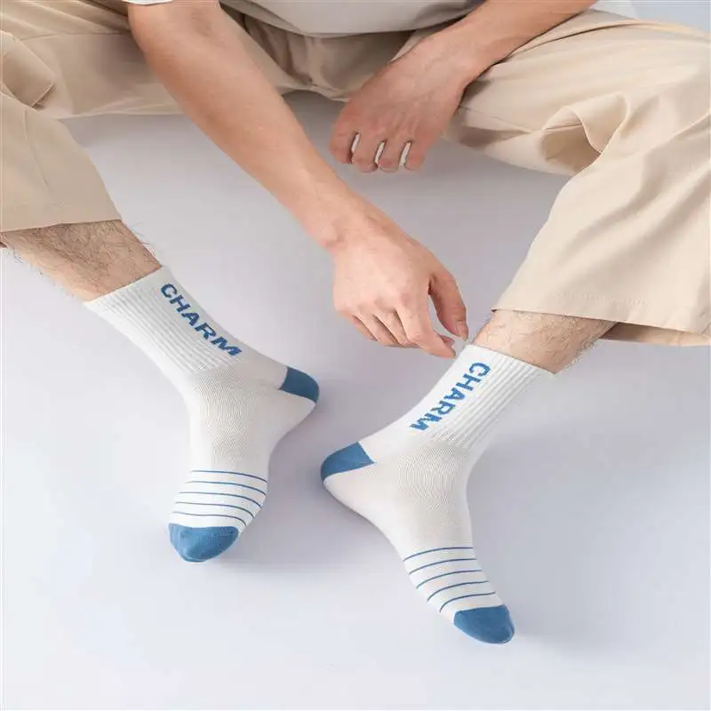 BONAS Mid-Calf Socks Men's Combo Set-14