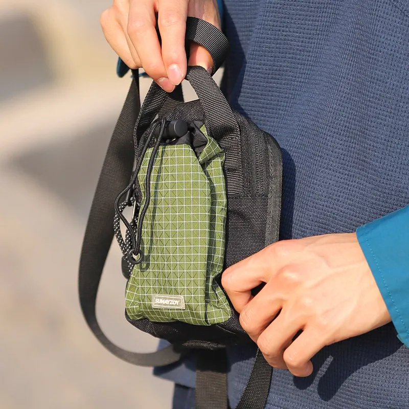 SUMAYZOY Polyester Handbag Shoulder Bag Crossbody Bag Regular Unisex Green Plaid/Blue Plaid/Black Plaid/Khaki Plaid-4