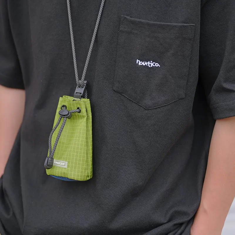 SUMAYZOY Water Repellent Earphone Case Regular Unisex Coral Purple/Green Grape/Gray Khaki/Black Umber-7