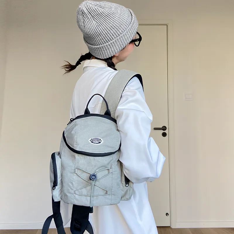 SUMAYZOY Nylon Backpack Small Size Unisex Multicolor-12