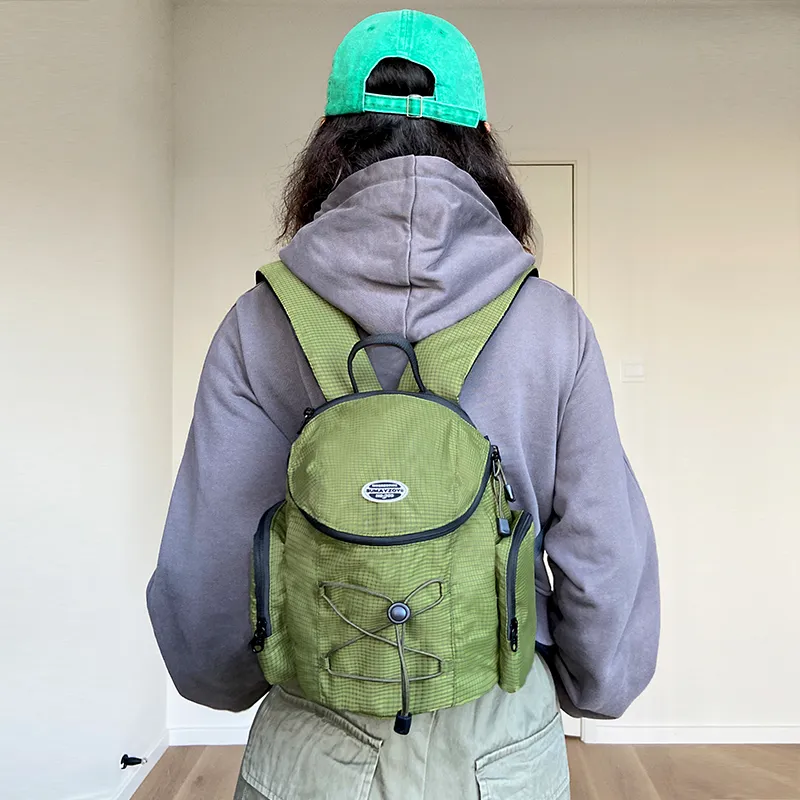 SUMAYZOY Nylon Backpack Small Size Unisex Multicolor-8