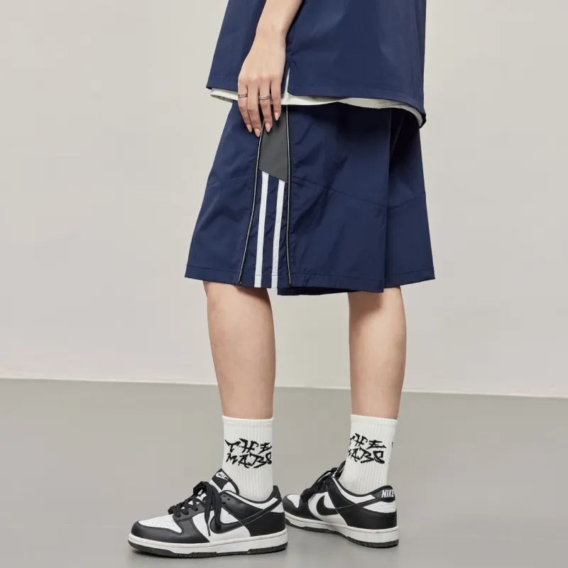 FFOMKE Casual Shorts Unisex Dark Blue-5