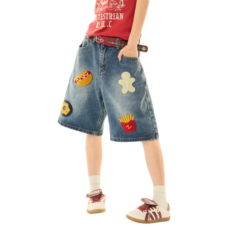 FFOMKE Denim Shorts Unisex-2