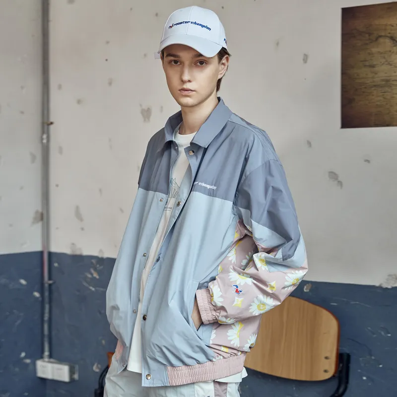 FFOMKE Jackets Coats Unisex Light Blue-6