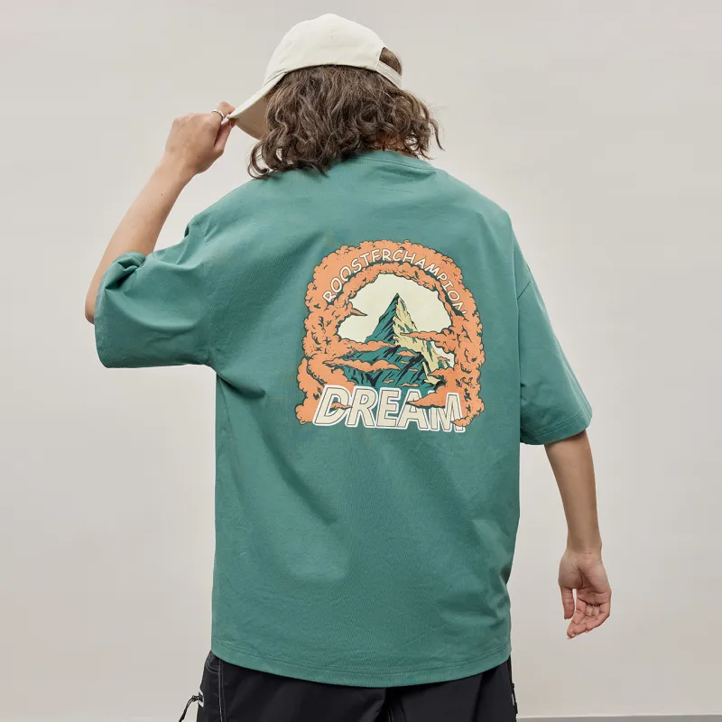 FFOMKE T Shirt Unisex Turquoises Green-2