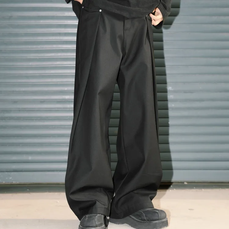 FFOMKE Casual Pants Unisex Gray-7