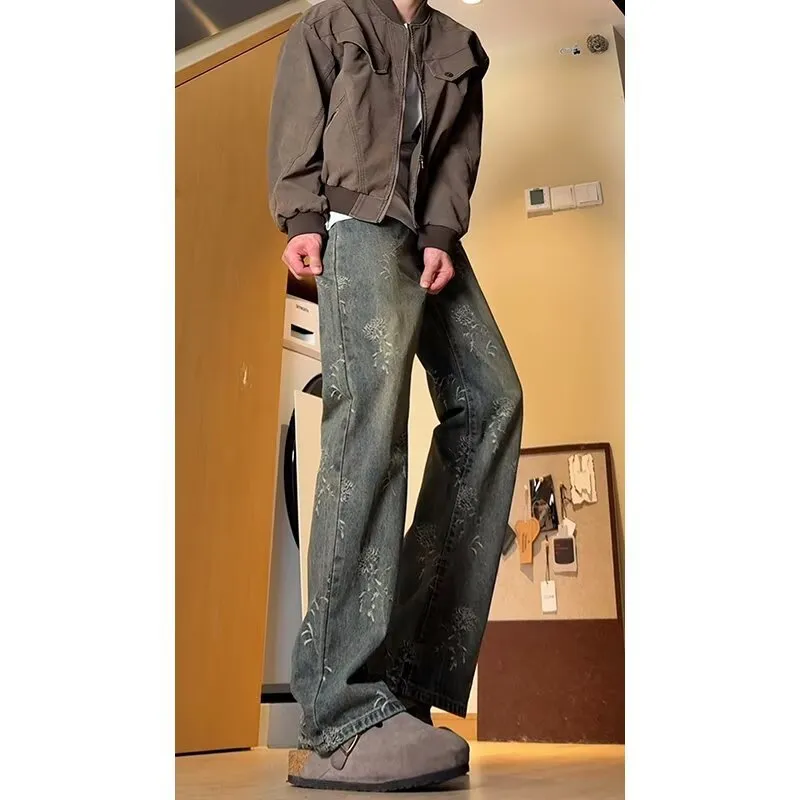 FFOMKE Jeans Unisex Yellow Mud-5