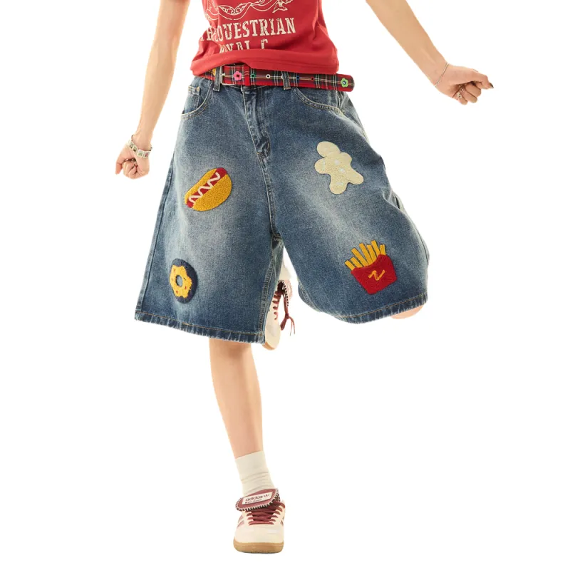 FFOMKE Denim Shorts Unisex-4