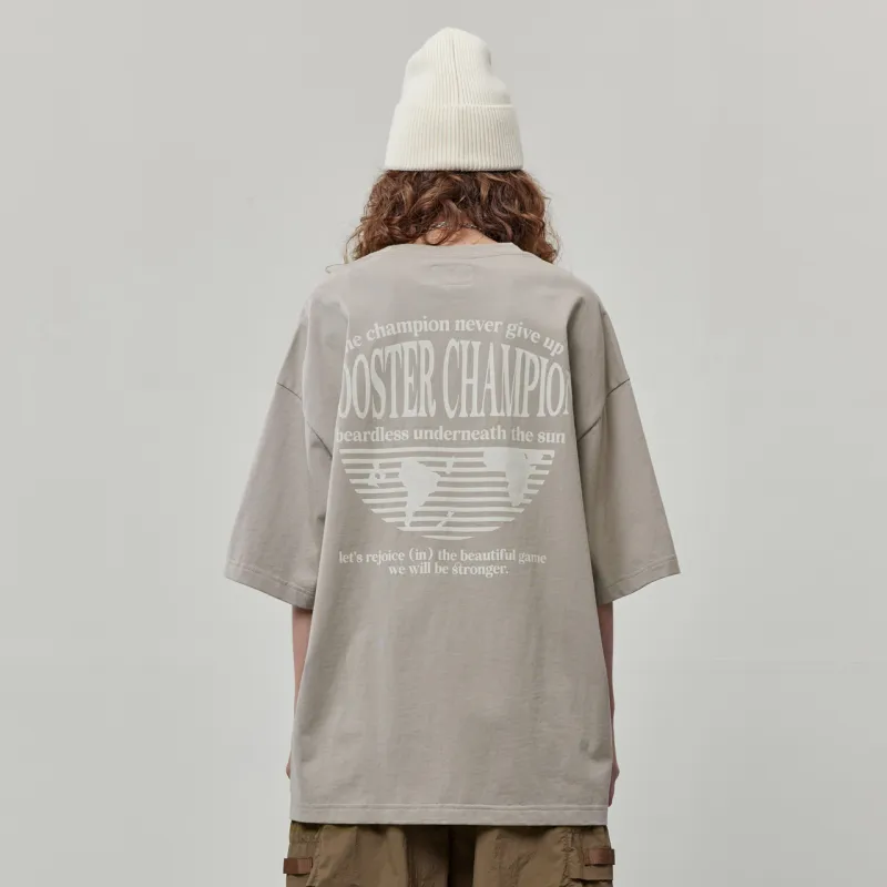 FFOMKE T Shirt Unisex Brown Gray-2