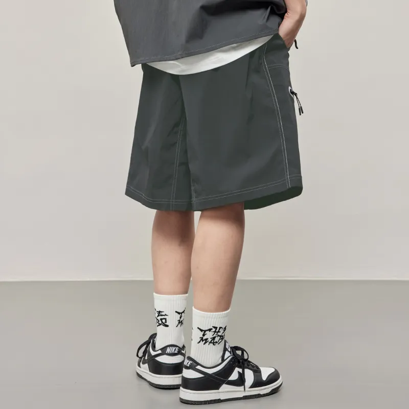 FFOMKE Casual Shorts Unisex Dark Gray-4
