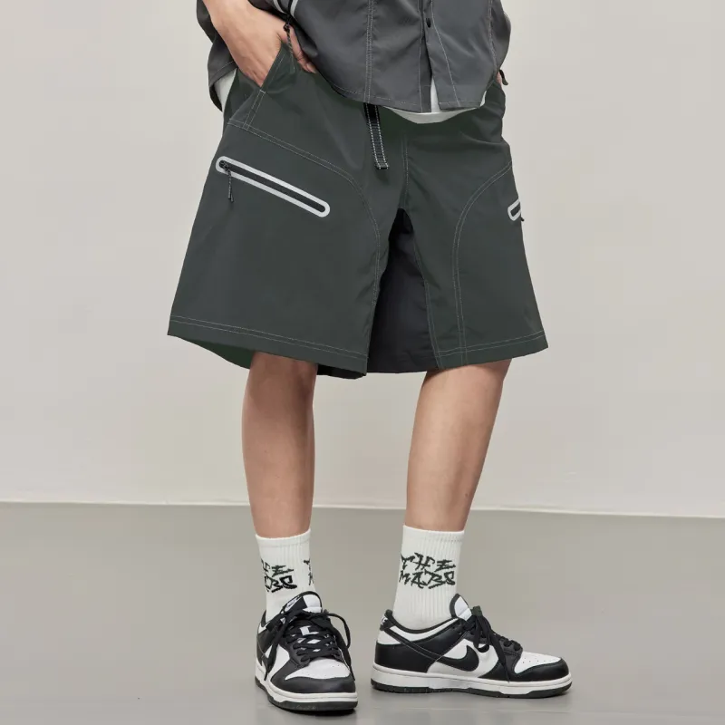 FFOMKE Casual Shorts Unisex Dark Gray-2