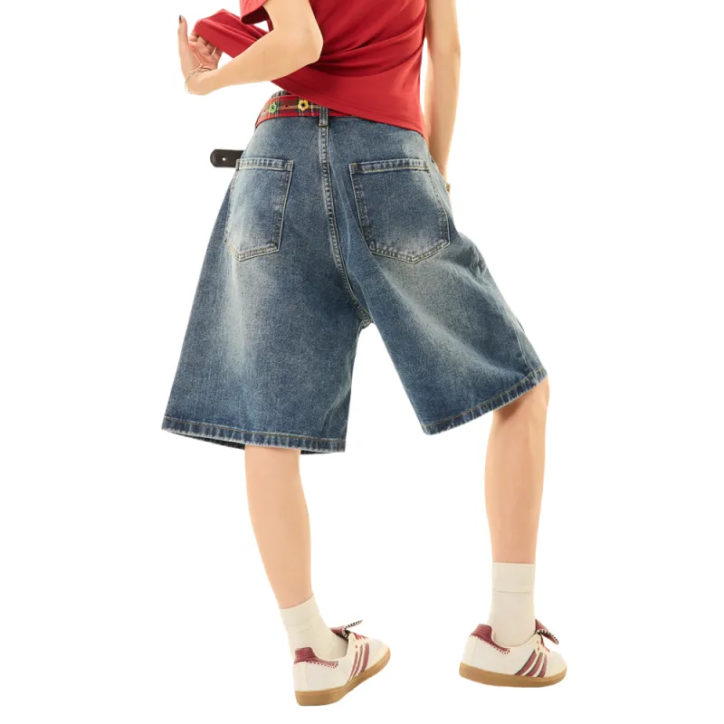 FFOMKE Denim Shorts Unisex-1