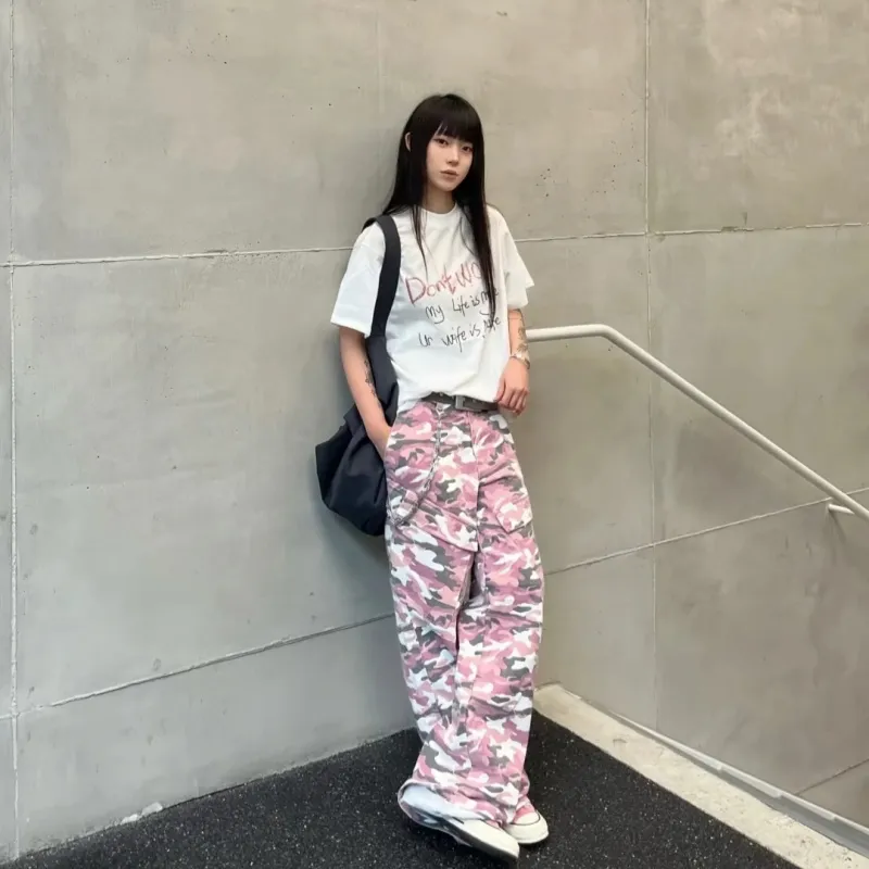 FFOMKE Jeans Unisex Pink-2