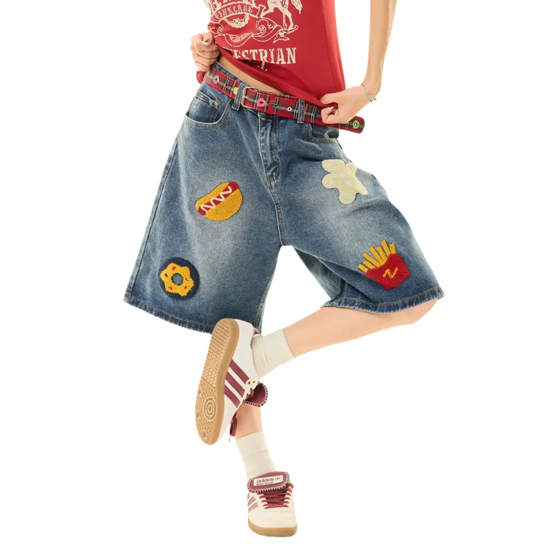 FFOMKE Denim Shorts Unisex-3